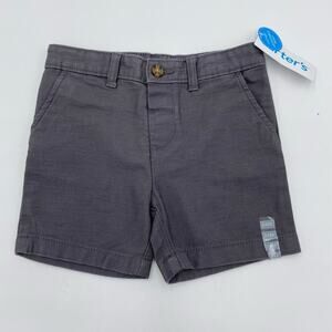 Carter's Boy's Charcoal Grey Adjustable Waist Shorts Size 24M NWT